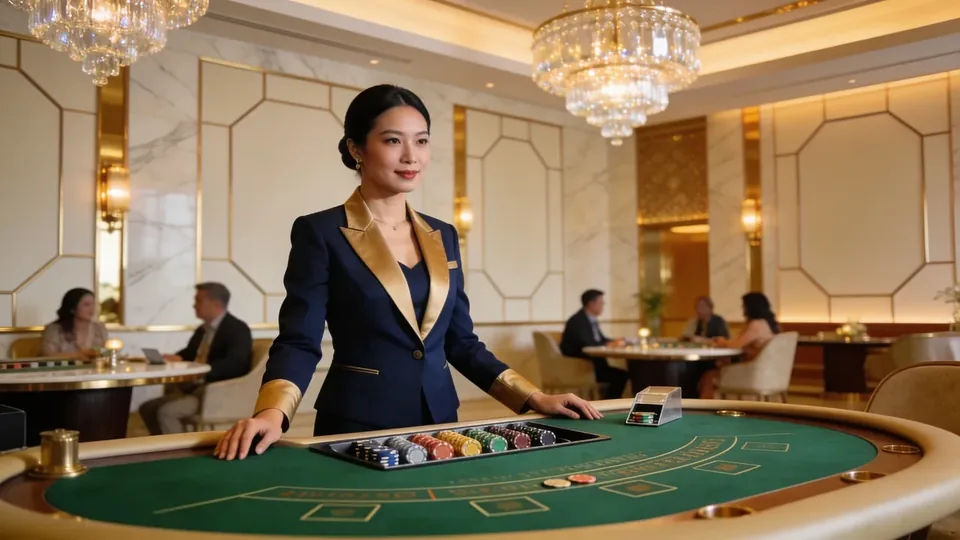 Live tables: baccarat, blackjack and more